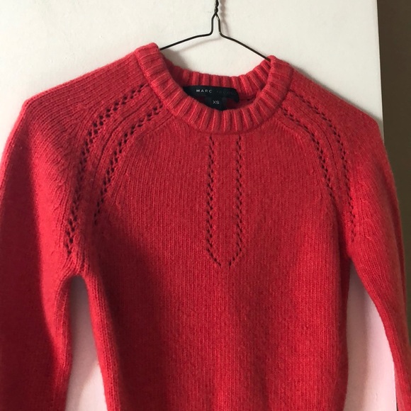 Red Marc Jacobs lambs wool Sweater - Picture 7 of 10